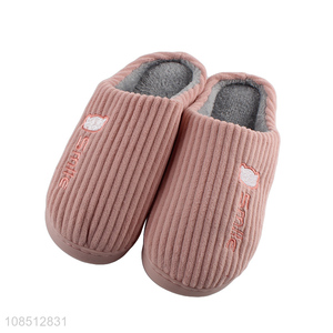 Wholesale winter slippers non-slip casual house slippers for women