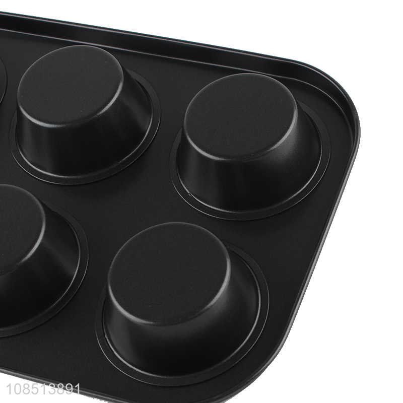 China factory 6 cup muffin non-stick baking pan for baking tool