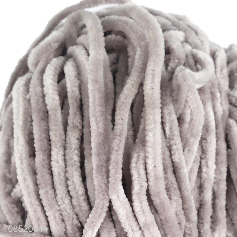 Good sale handmade knitting chenille yarn for scarf knitting