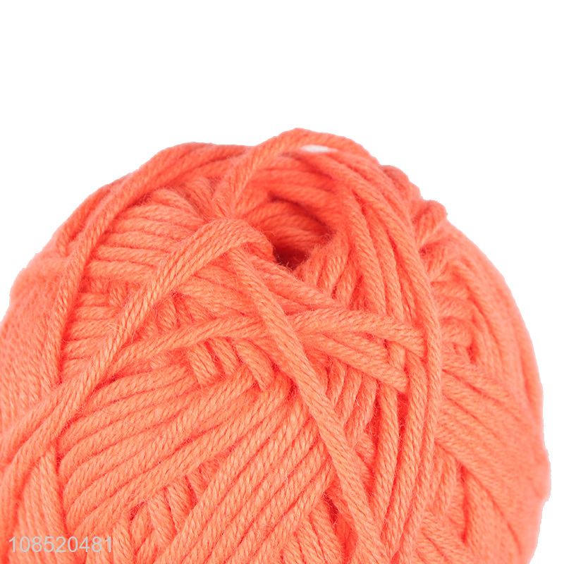 Best selling multicolor hand knitting polyester yarn wholesale