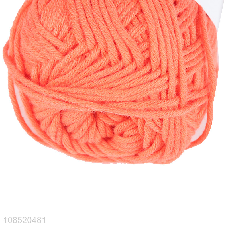 Best selling multicolor hand knitting polyester yarn wholesale