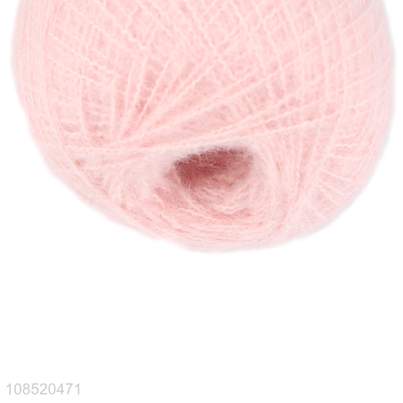 China products pink girls sweater knitting soft yarn