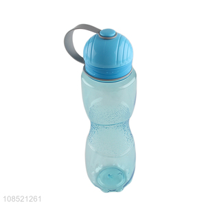 Hot selling 600ml plastic water bottle drinking bottle with handle