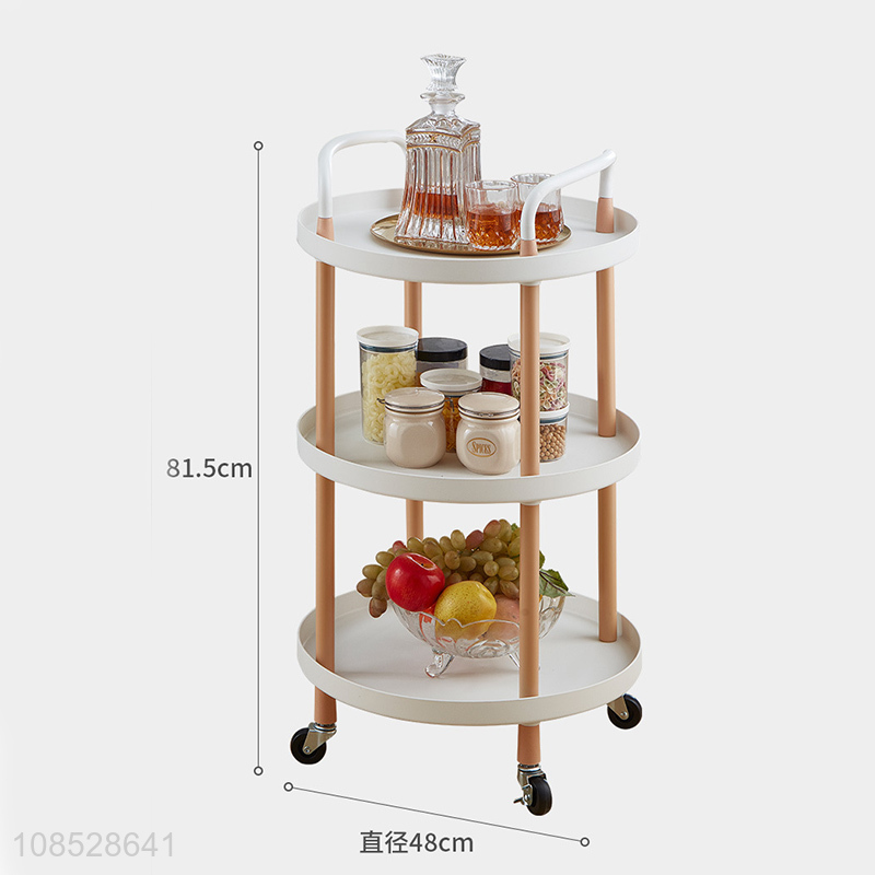 Factory supply kitchen rack floor-stainding multi-layer storage rack shelf