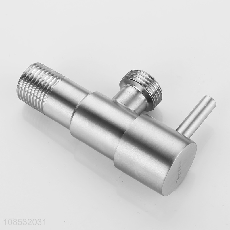 Low price 304 stainless steel angle valve for bathroom