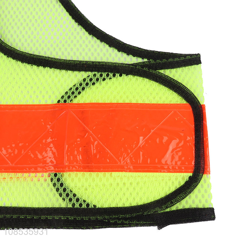 Wholesale multi-function mesh safety vest reflective safety vest