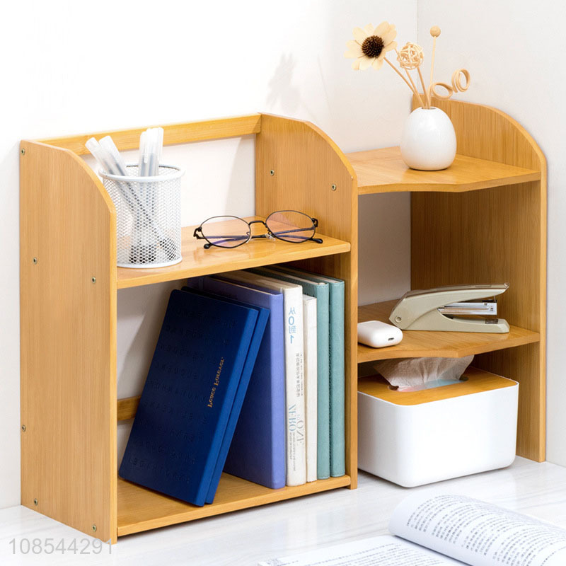 Top sale home office desk storage rack bookshelf