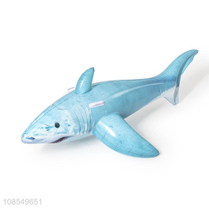 Factory direct sale inflatable shark pool floats for kids toddlers