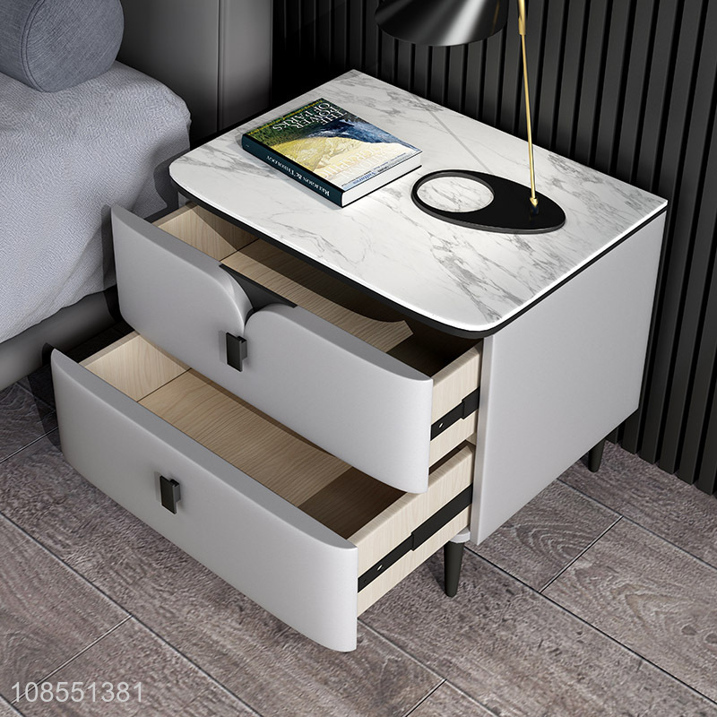 Top products soft cover rock board locker bedside table for sale