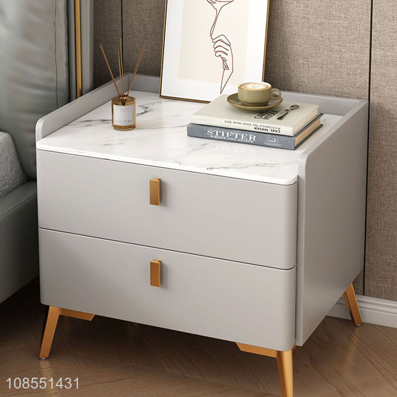 Popular products household bedroom furniture modern wood bedside table
