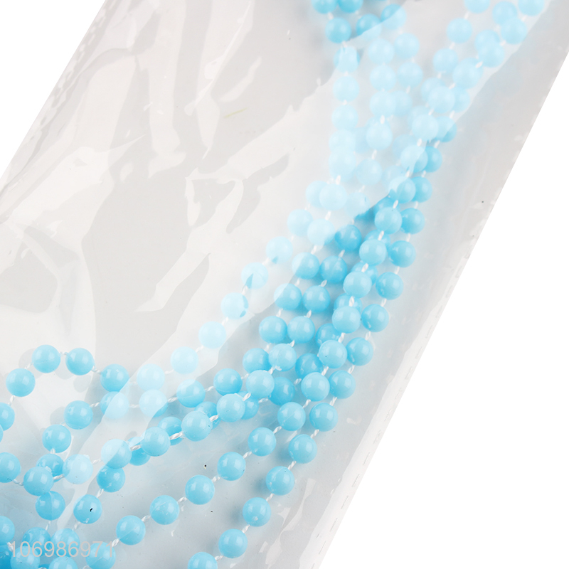 New fashion mardi gras plastic beads necklace set