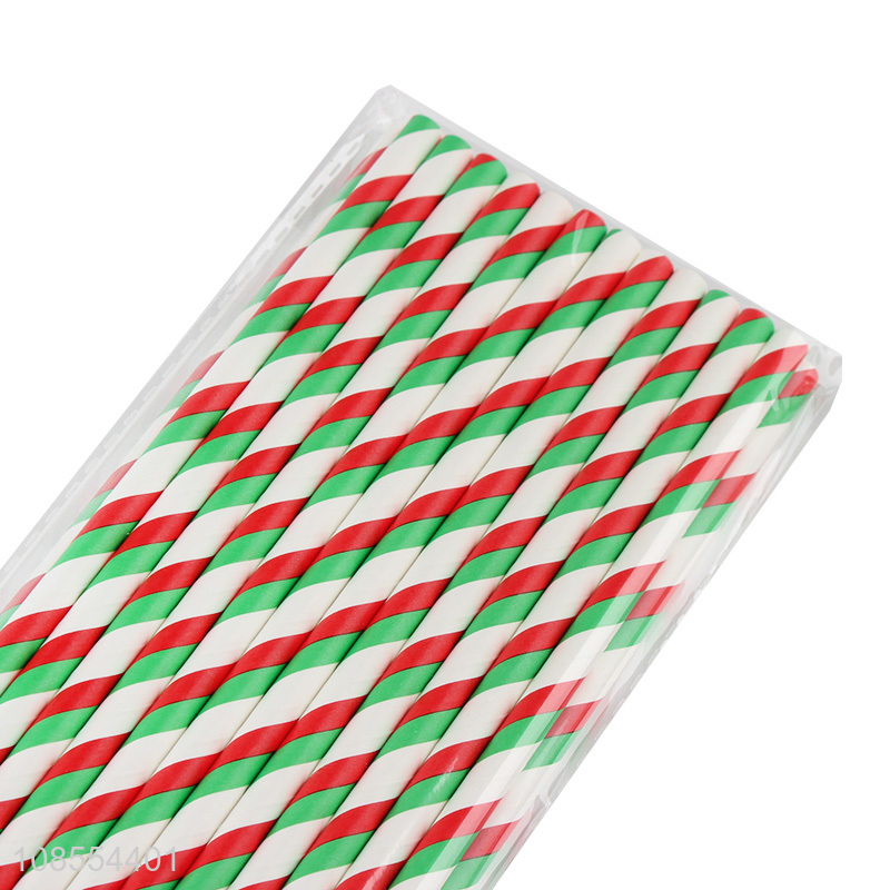 New products striped paper drinking straw for sale