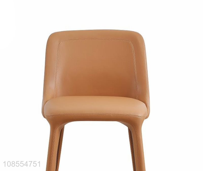 New products pu leather back-rest chair dining chair bar chair