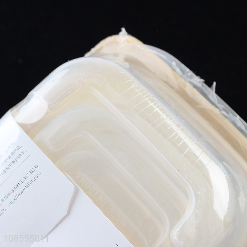 New style sealed 3pieces crisper food preservation box for sale