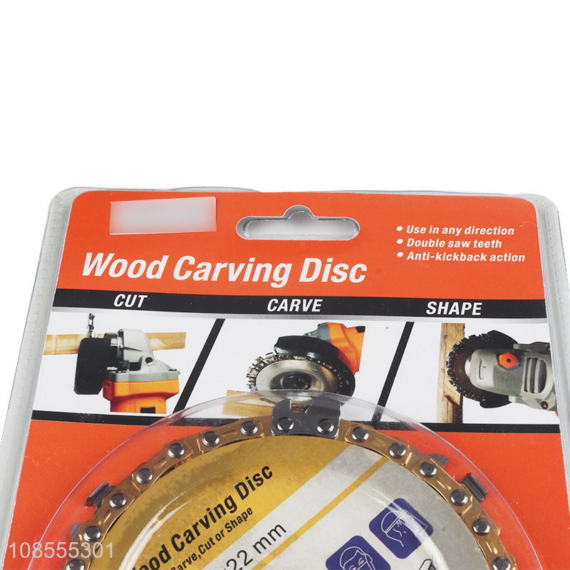 Hot items anti-kickback action wood carving disc