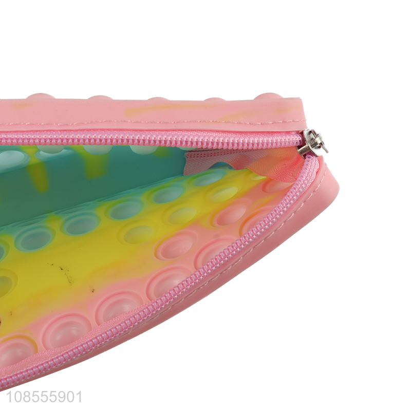 New product pop it silicone pencil pouch for kids adult