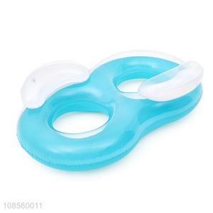 Factory direct sale inflatable floating row double ring