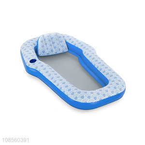 Top quality outdoor swim inflatable floating bed for sale