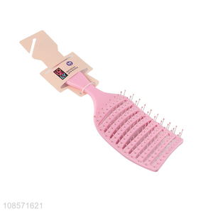 Online wholesale wet and dry use rib hair comb for salon