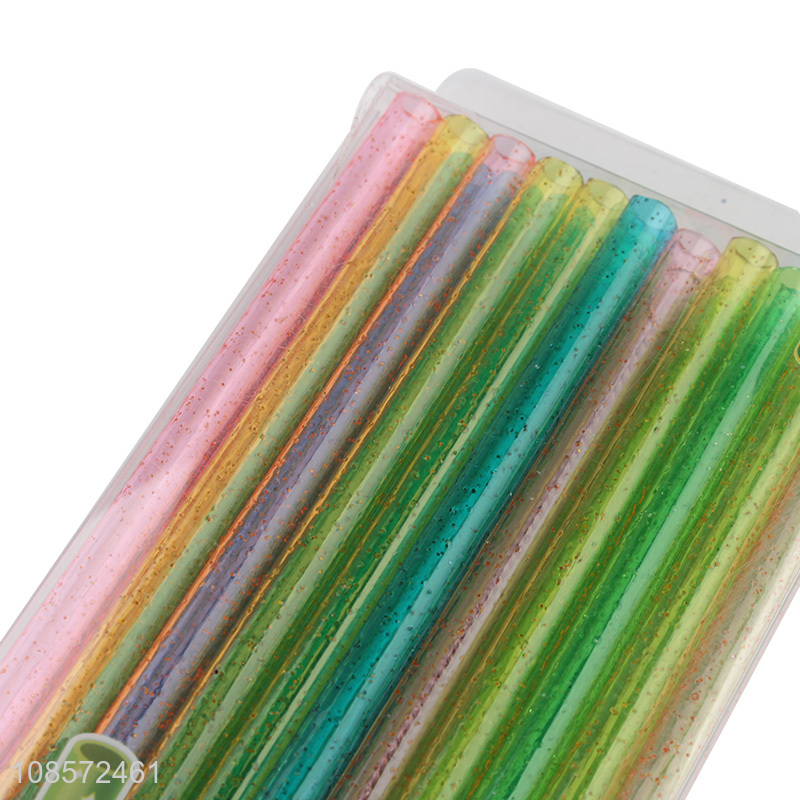 China products party supplies glitter straws drinking straw