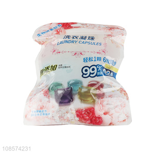 Wholesale 50pcs eco-friendly laundry detergent pods laundry capsules