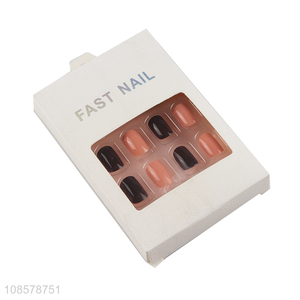 Wholesale 24pcs nail tips fake nails press on nails