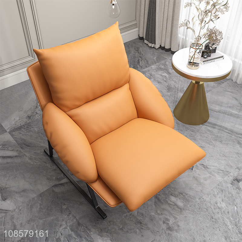 High quality Italian bedroom sofa chair recliner balcony couch