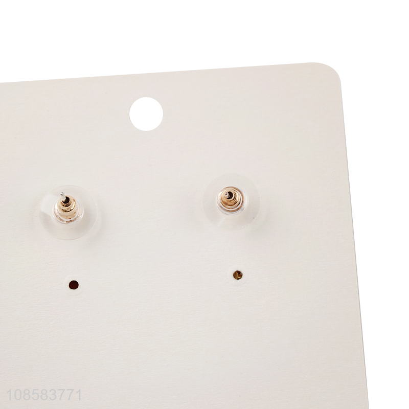 Yiwu market delicate women earrings ear studs with pearl