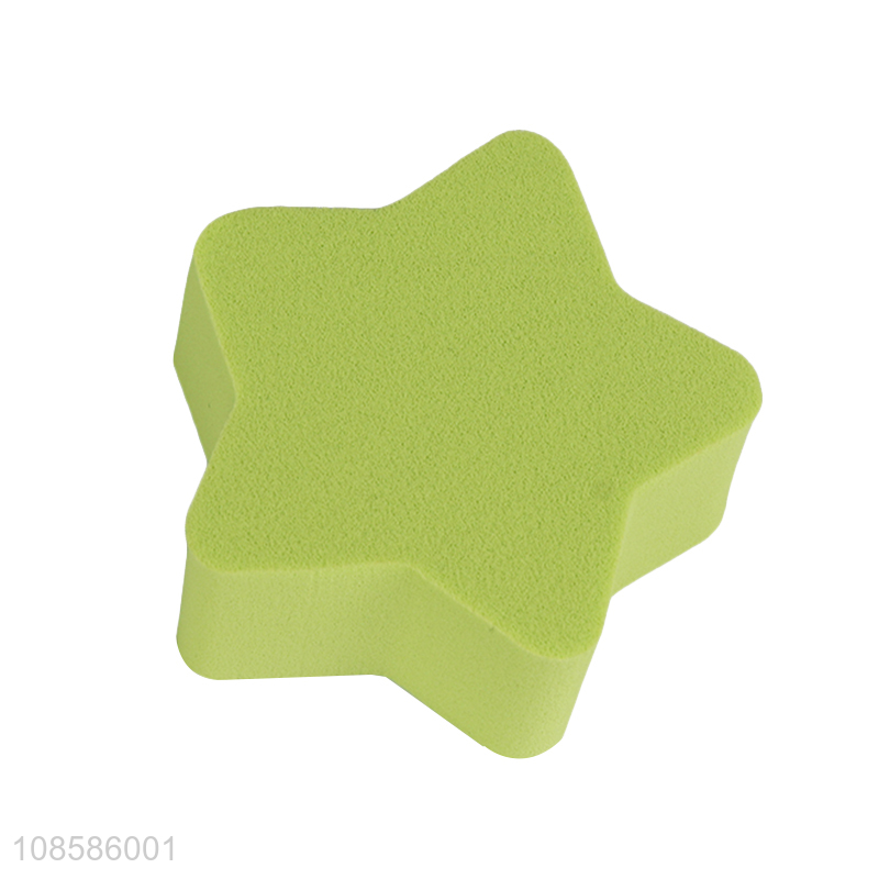 Factory price star shape soft makeup puff cosmetic sponge for sale