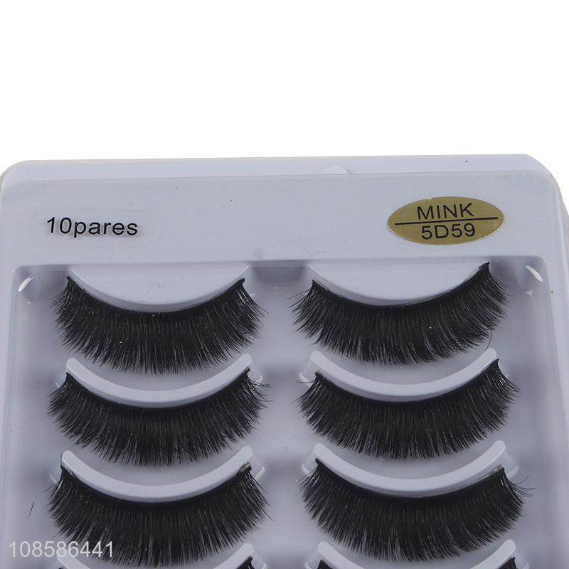 New products 10 pairs 5D false eyelashes lightweight fake lashes