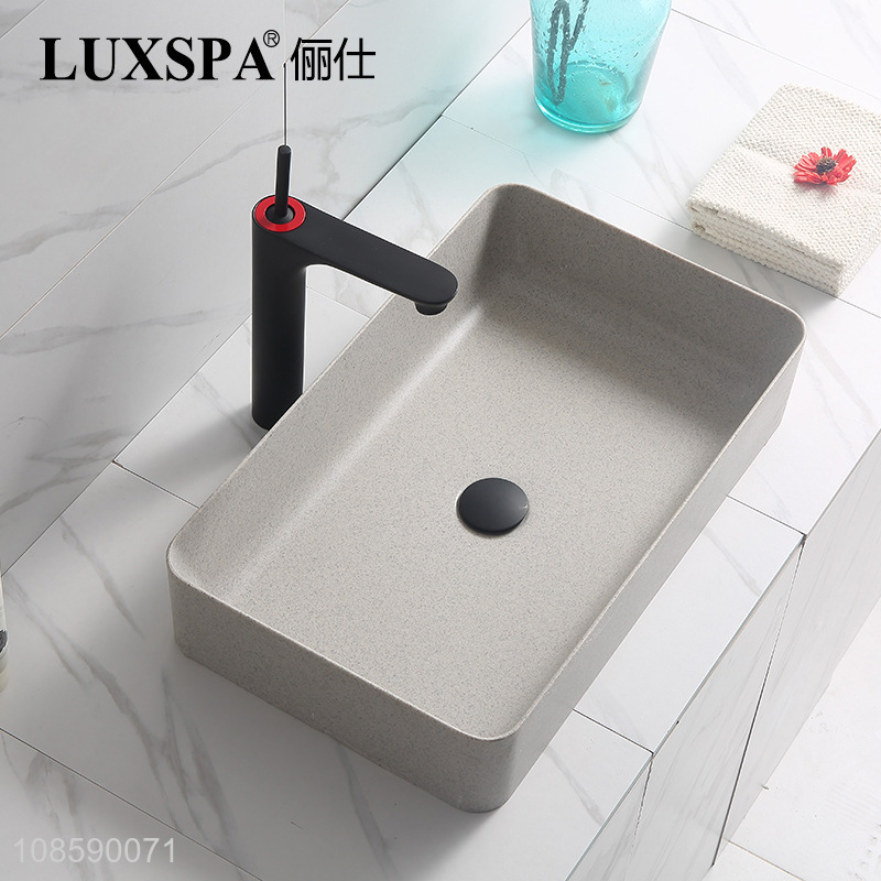 Wholesale wash basin sink artificial stone sink bathroom sink