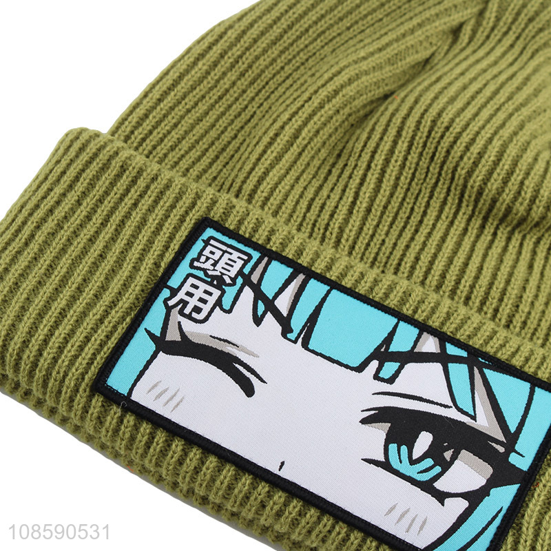 New product women winter hat knitted beanie hat for girls