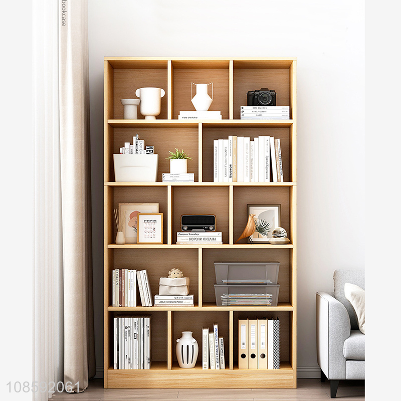 Wholesale 5-tier floor standing bookshelves household bookcase