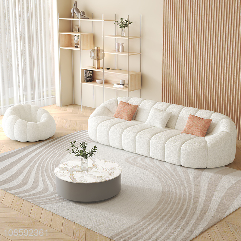 Factory price home furniture living room decor cloth sofa