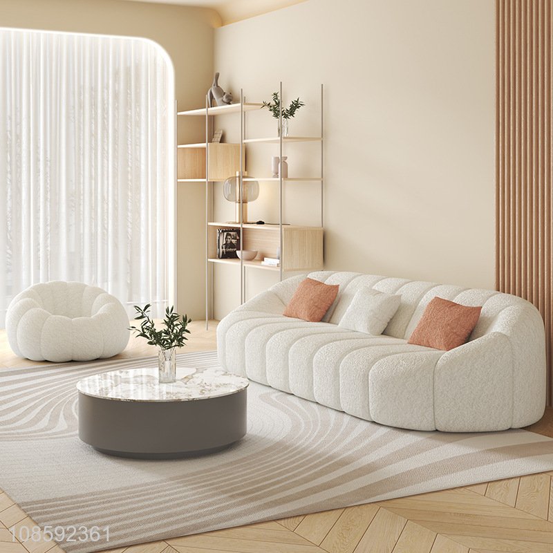 Factory price home furniture living room decor cloth sofa