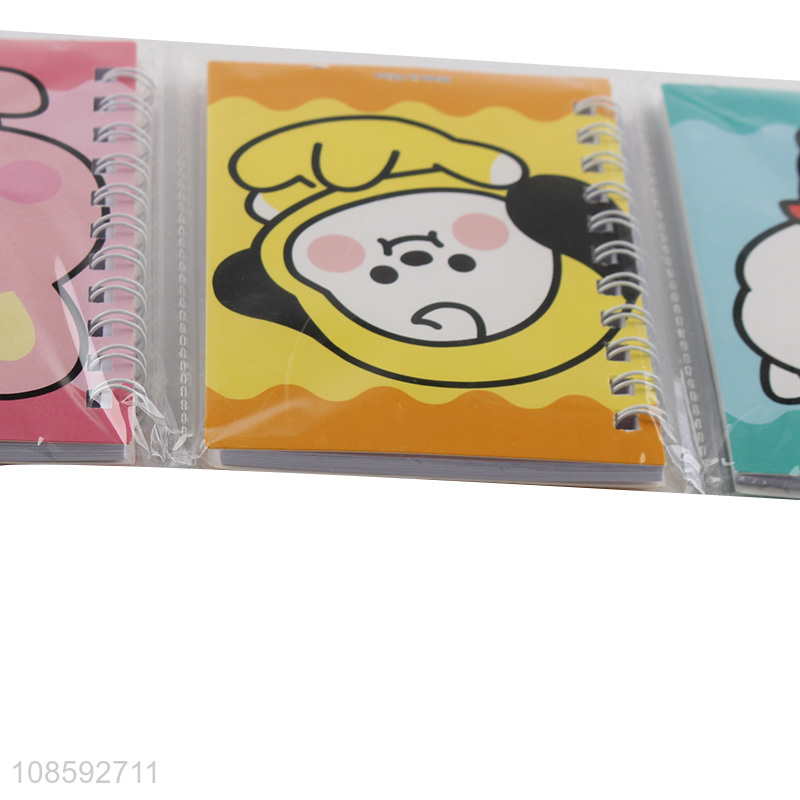 Online wholesale school stationery cute spiral notebooks for student