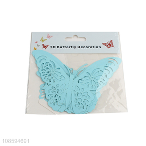 Hot items hollow 3d butterfly <em>decoration</em> for home and party