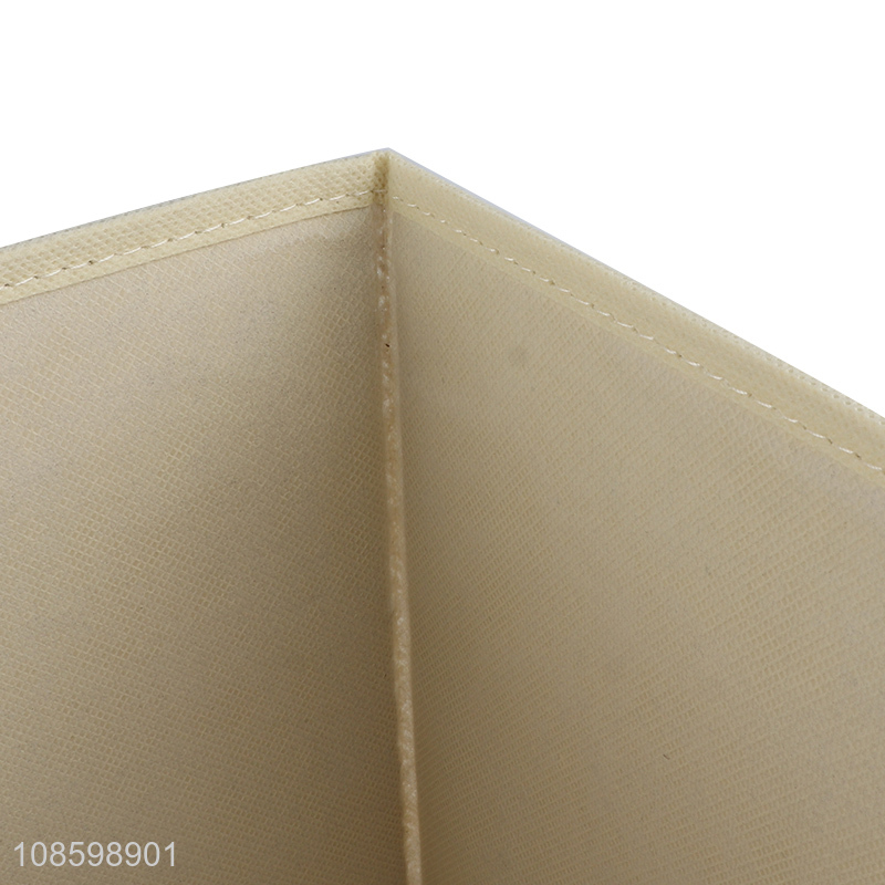 High quality folding nonwoven storage box for clothes toys books