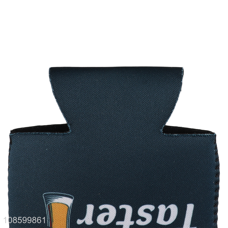 Factory supply folding can sleeve cooler beer bottle sleeve for sale