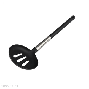 Yiwu market nylon kitchen utensils slotted ladle for sale