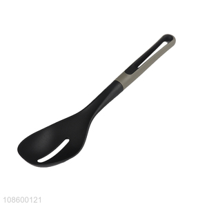 China products long handle nylon slotted ladle for kitchen utensils
