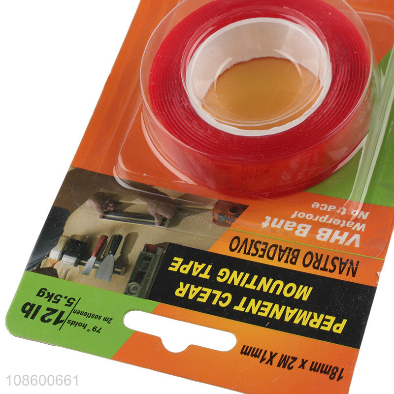 Wholesale clear double-sided strong adhesive mounting tape