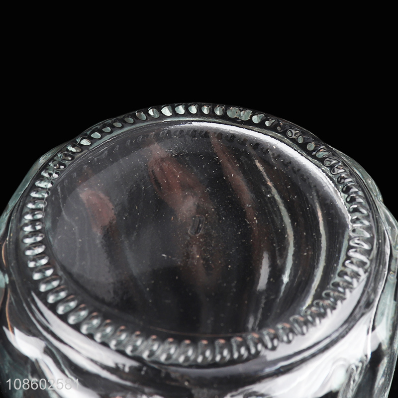 Good quality oil bottle vinegar dispenser with metal lid