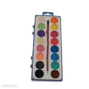<em>Wholesale</em> 16 colors washable watercolor paint set for beginners