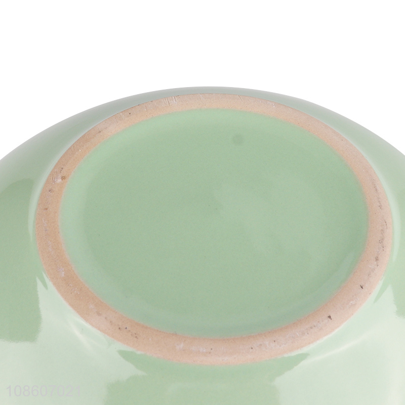 Online wholesale glazed ceramic soup bowl porcelain serving bowl