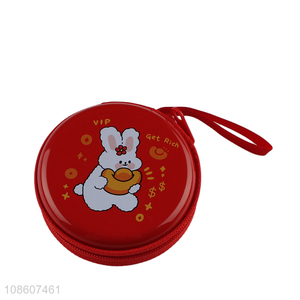 China factory cartoon round coin purse change purse for sale