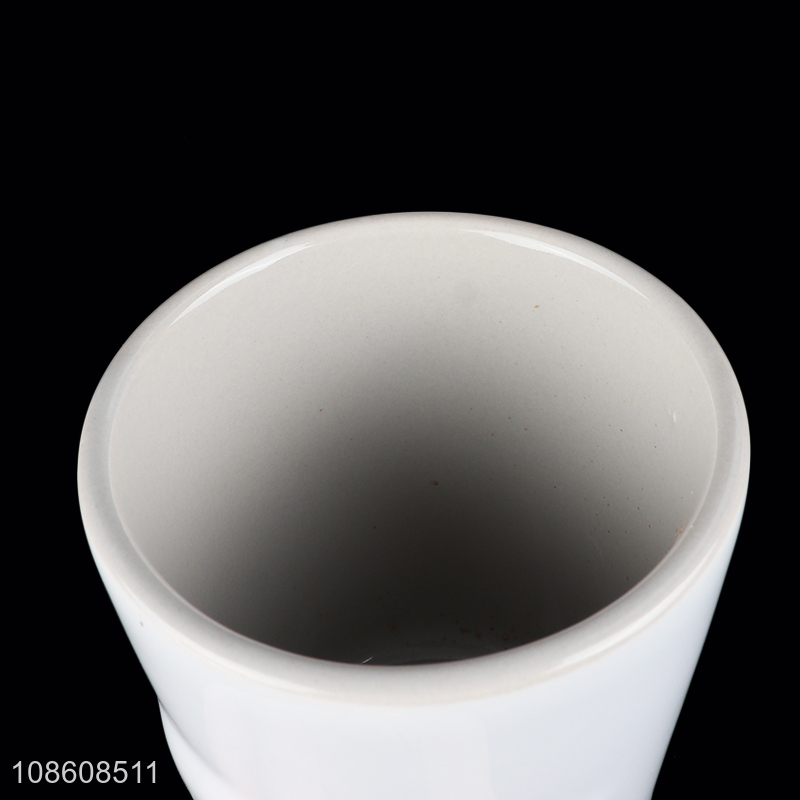 Good price embossed ceramic mugs classic matte porcelain mugs