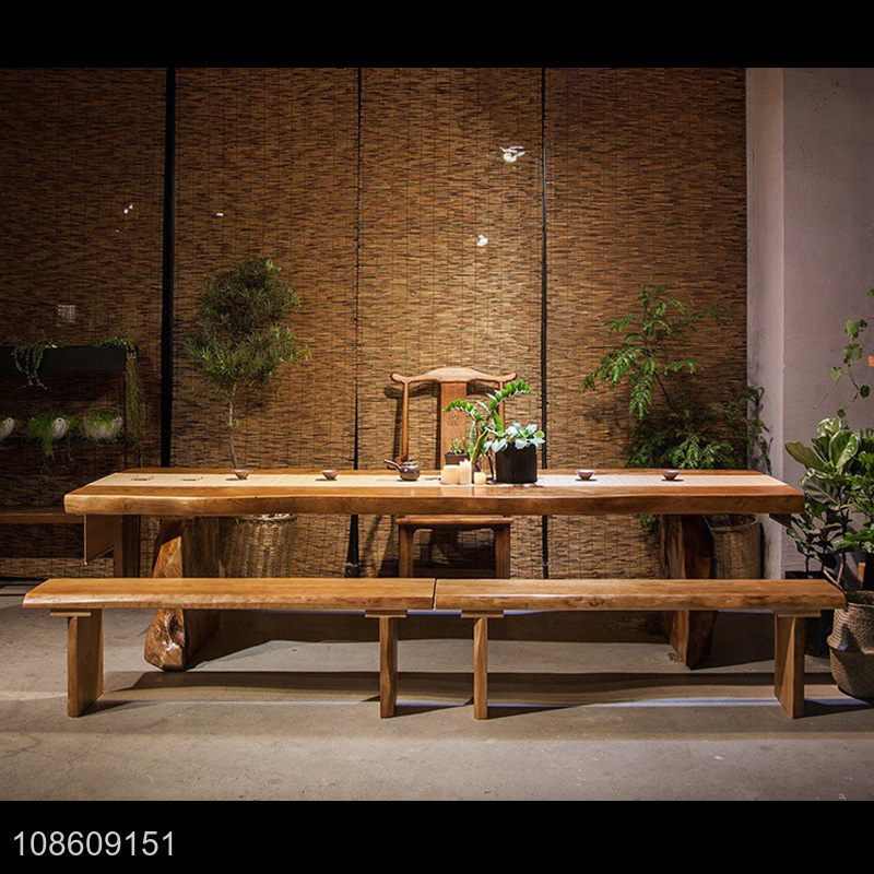 Factory supply new Chinese solid wood tea table antechamber furniture