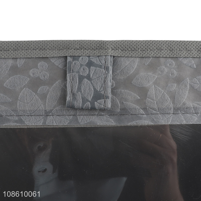 Recent design visible folding non-woven storage box for underwear
