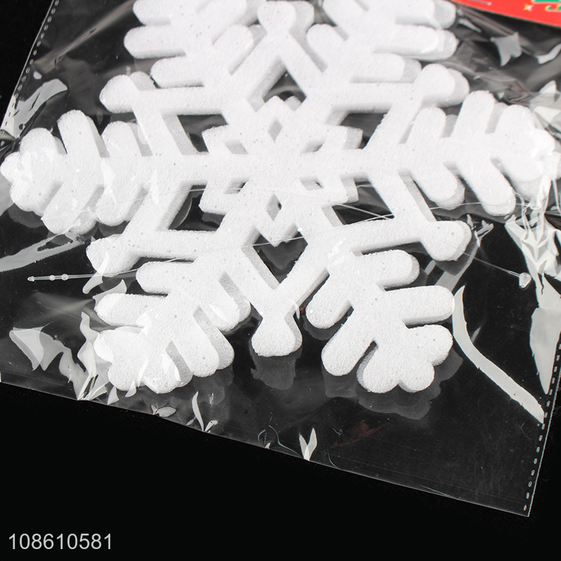 Most popular snowflakes hanging ornaments for xmas tree decoration